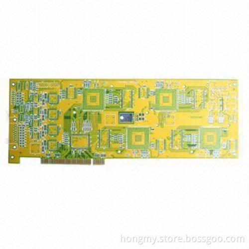 6-layer PCB with Gold Finger and Yellow Solder Mask